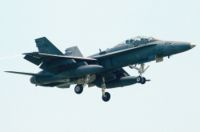 Pesawat F-18D TUDM digunakan untuk operasi serangan termasuk serangan apda waktu malam